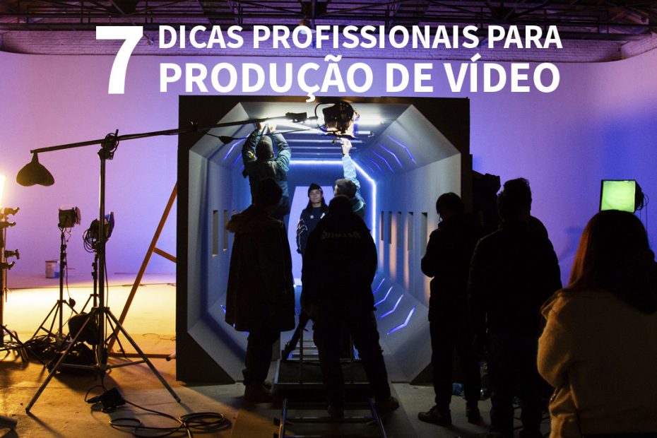 produção de vídeo